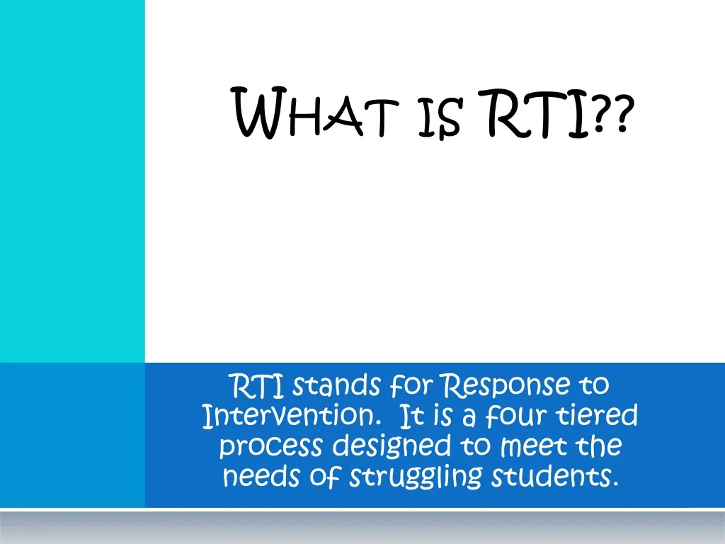 what is rti