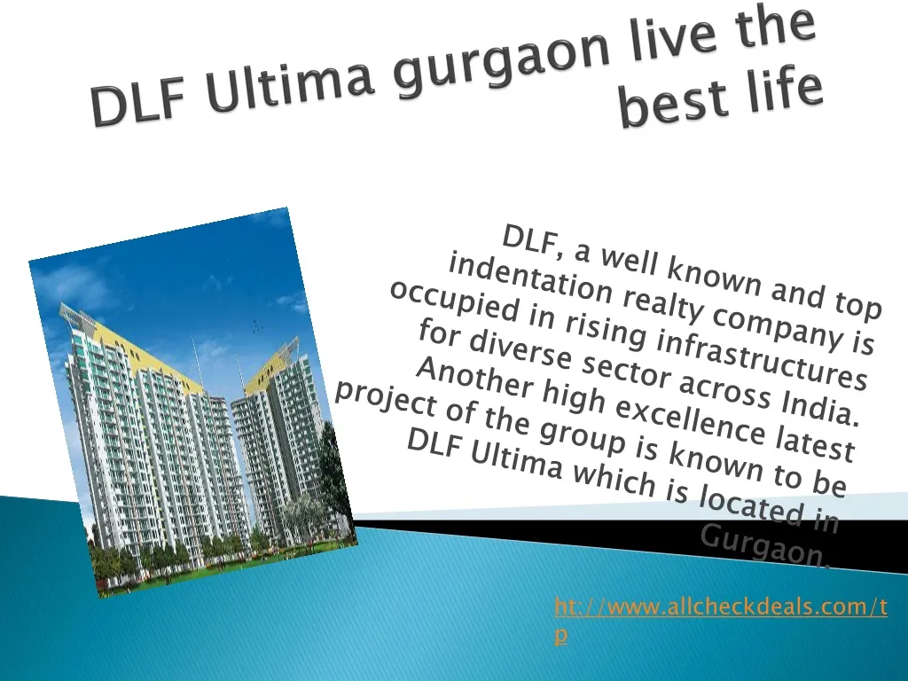 dlf ultima gurgaon live the best life