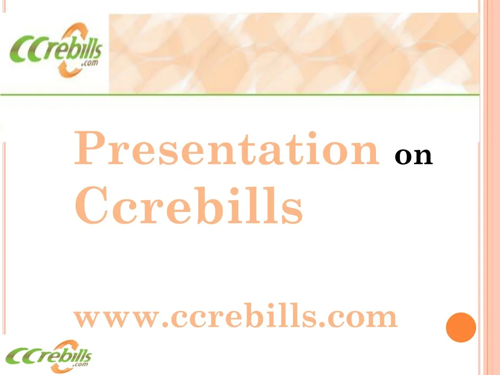 presentation on ccrebills www ccrebills com