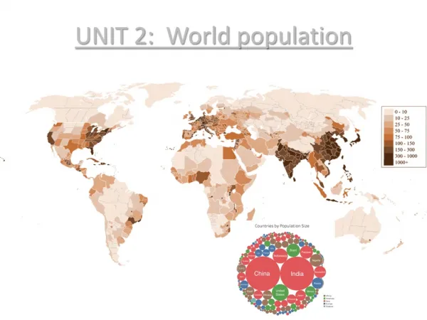 UNIT 2: World population