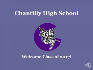 Chantilly High School - slide 1