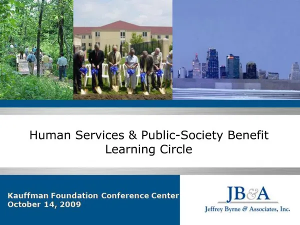 Human Services Public-Society Benefit Learning Circle