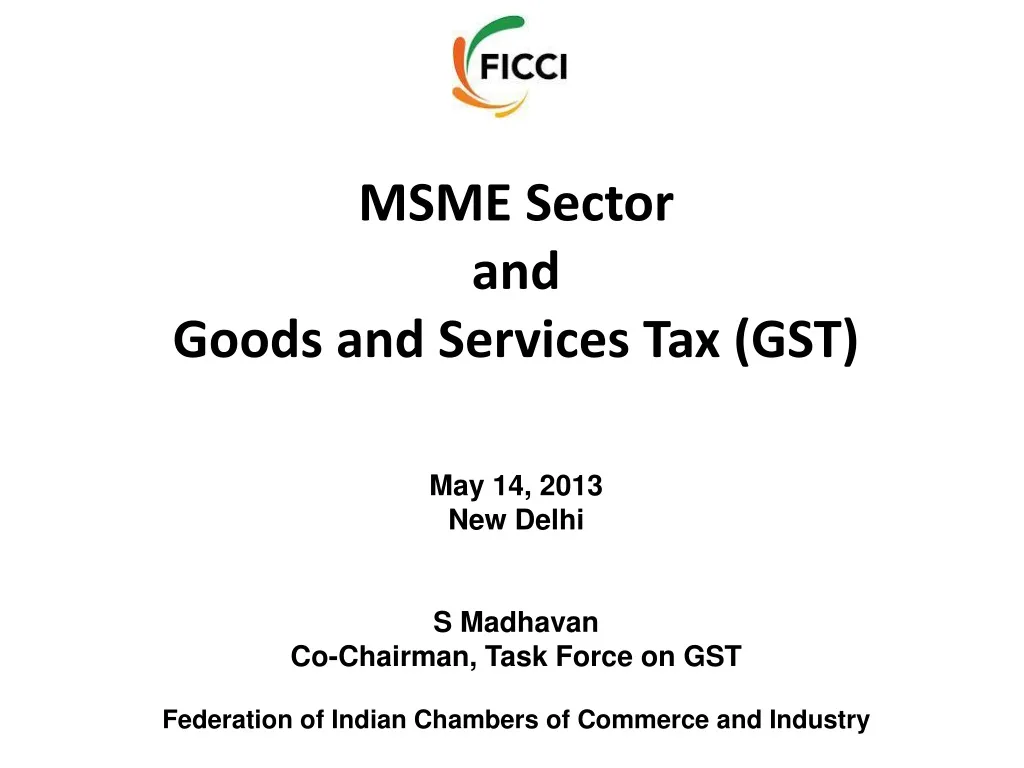 msme sector and goods and services