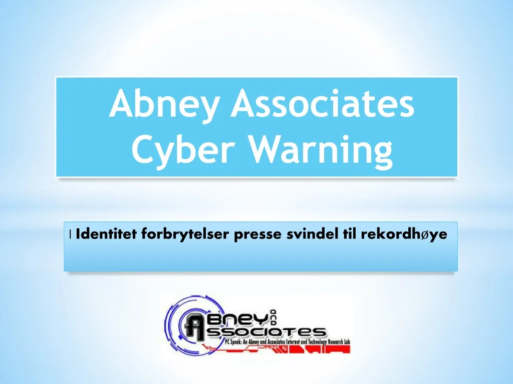 abney associates cyber warning