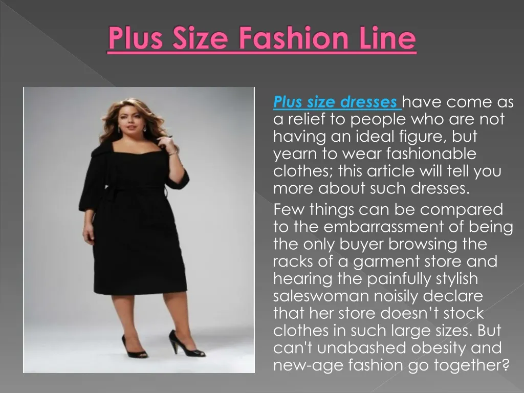 plus size fashion line