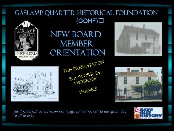 Gaslamp Quarter Historical Foundation GQHF