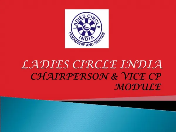 LADIES CIRCLE INDIA