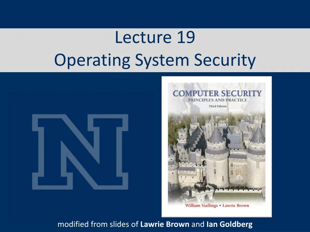 lecture 19 operating system security