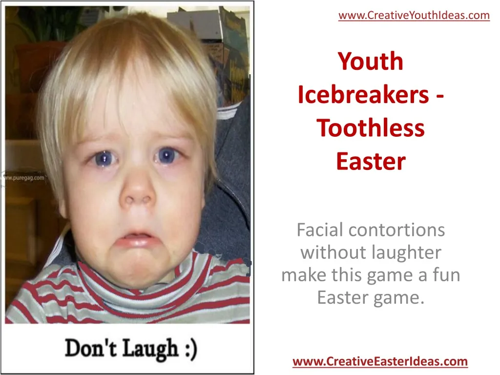 youth icebreakers toothless easter