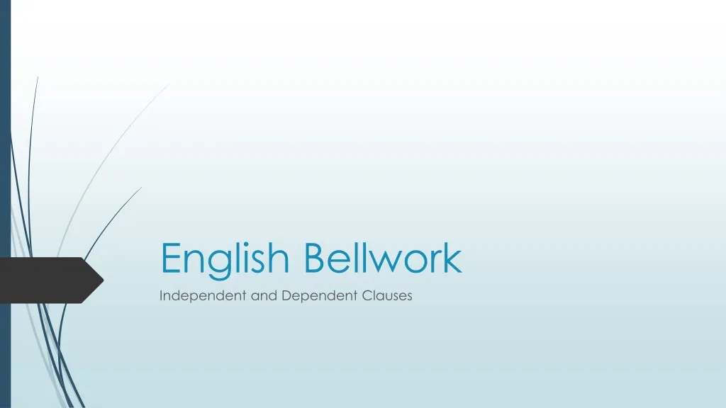 english bellwork