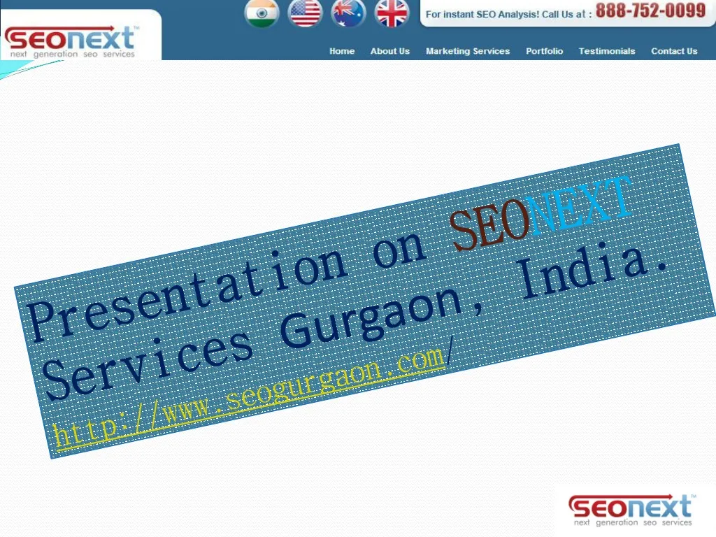 presentation on seo next services gurgaon india