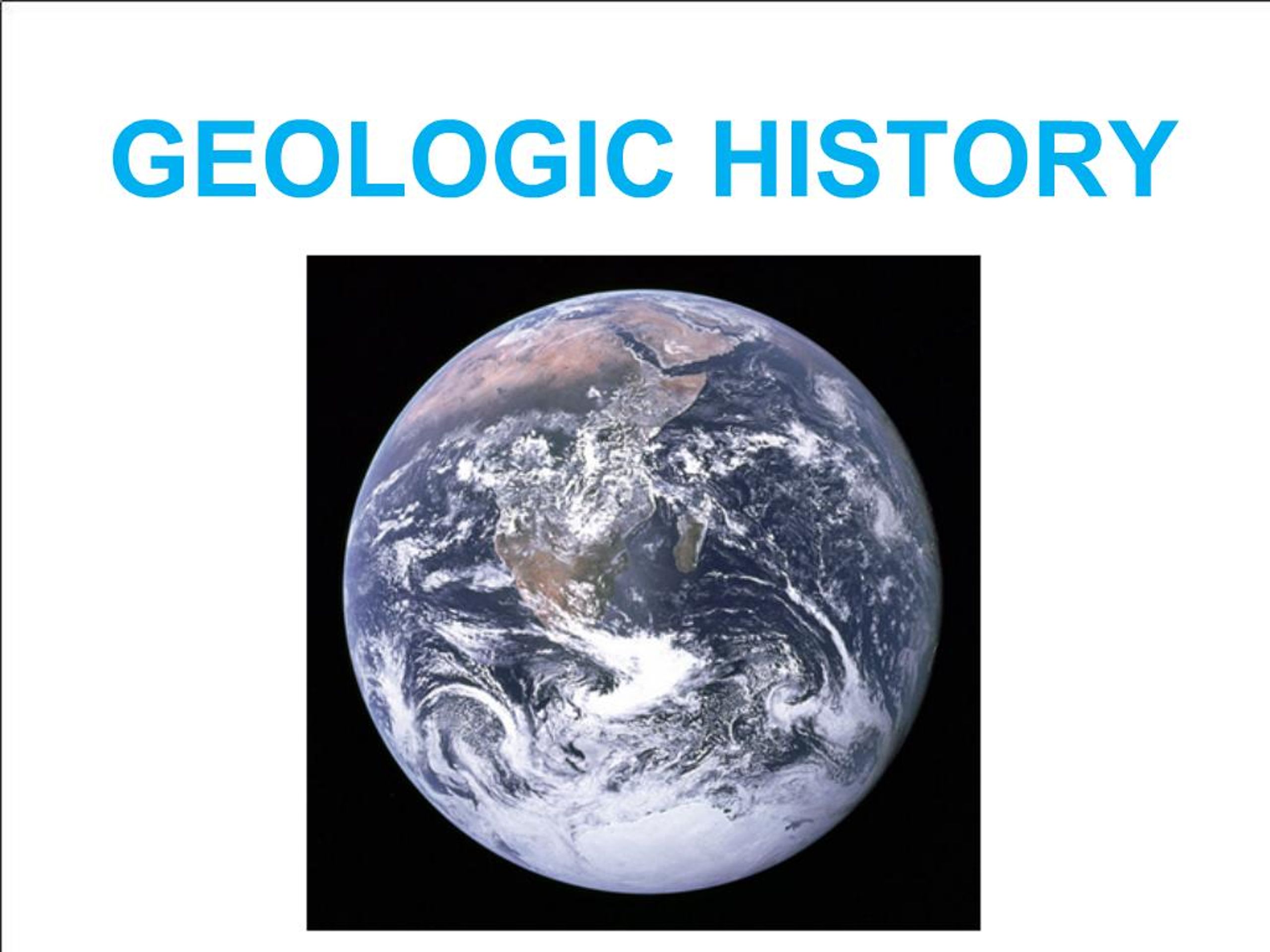 PPT - GEOLOGIC HISTORY PowerPoint Presentation, free download - ID:1175350