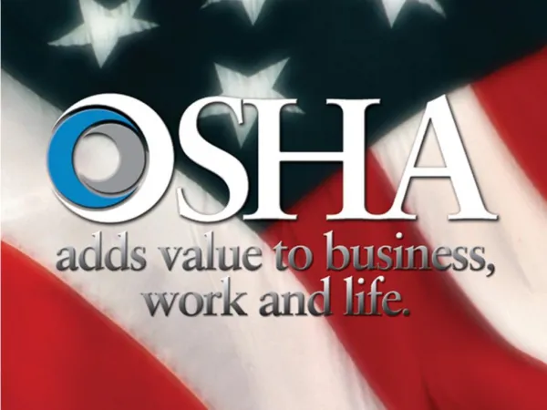 An Update on OSHA s Chemical PSM National Emphasis Program