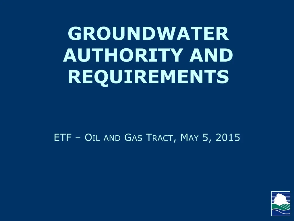 etf oil and gas tract may 5 2015