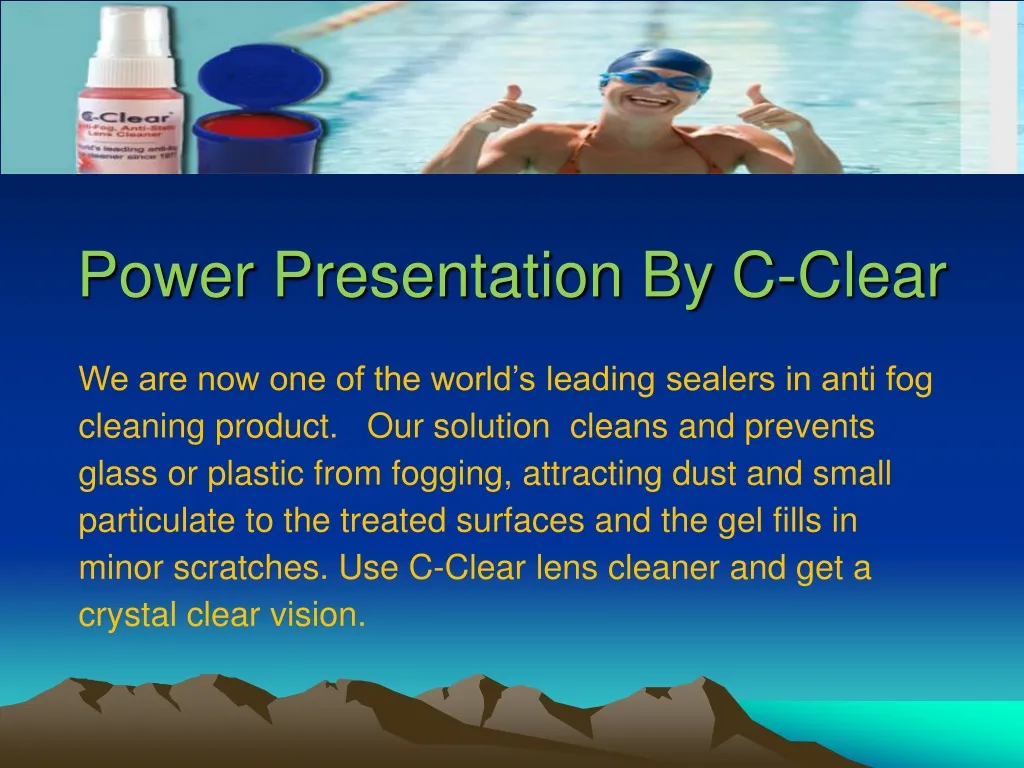 power presentation by c clear