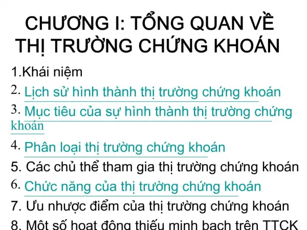 CHUONG I: TNG QUAN V TH TRUNG CHNG KHO N