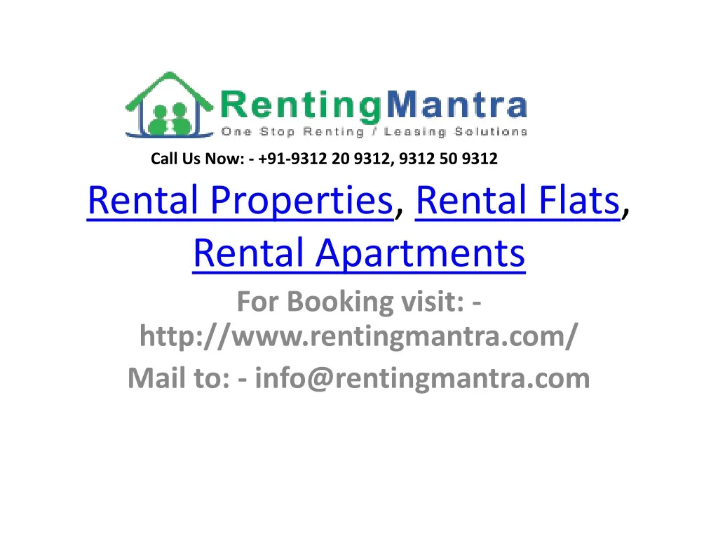 rental properties rental flats rental apartments
