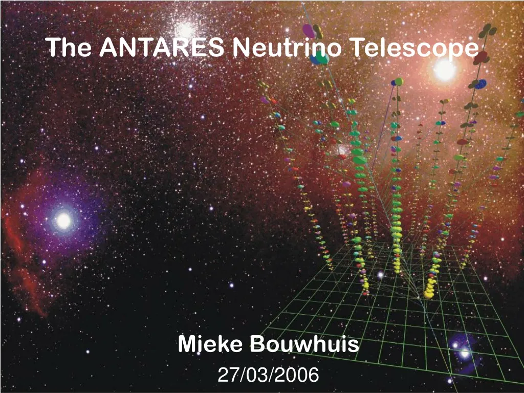 the antares neutrino telescope