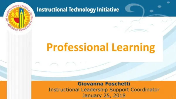 Professional Learning