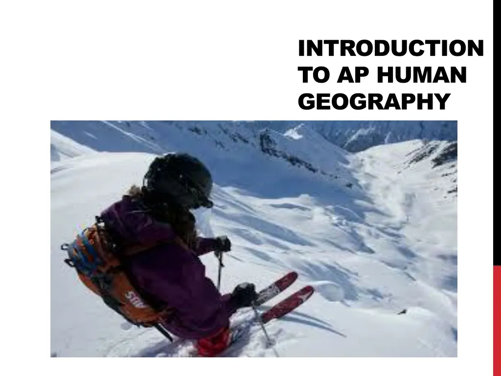 introduction to ap human geography