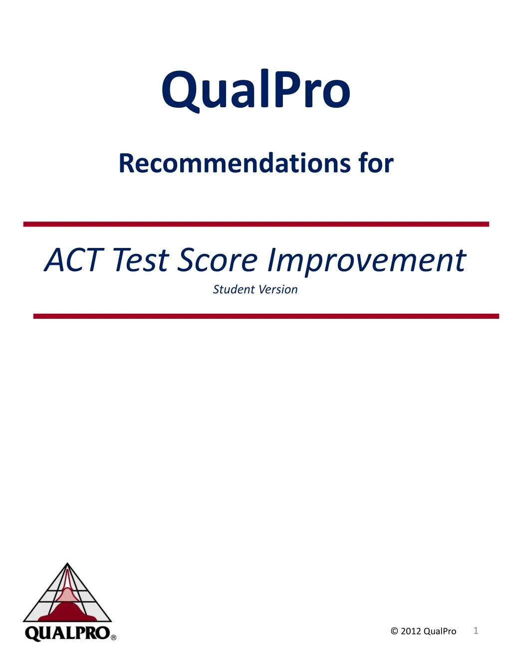 qualpro recommendations for