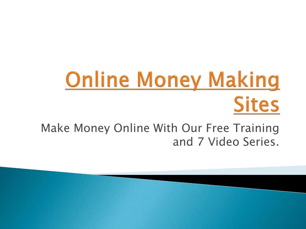 online money making sites