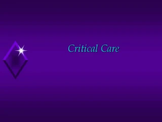 Critical Care - slide 1