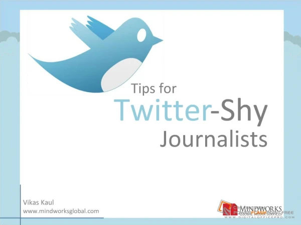 A quick guide for twitter shy journalists