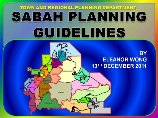 TOWN AND REGIONAL PLANNING DEPARTMENT