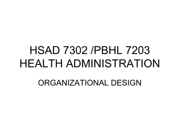 HSAD 7302