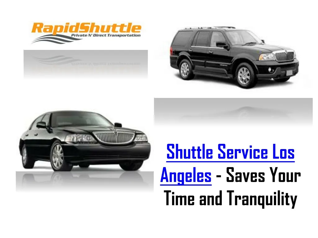 shuttle service los angeles saves your time