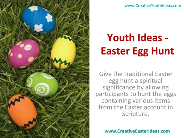 Youth Ideas - Easter Egg Hunt