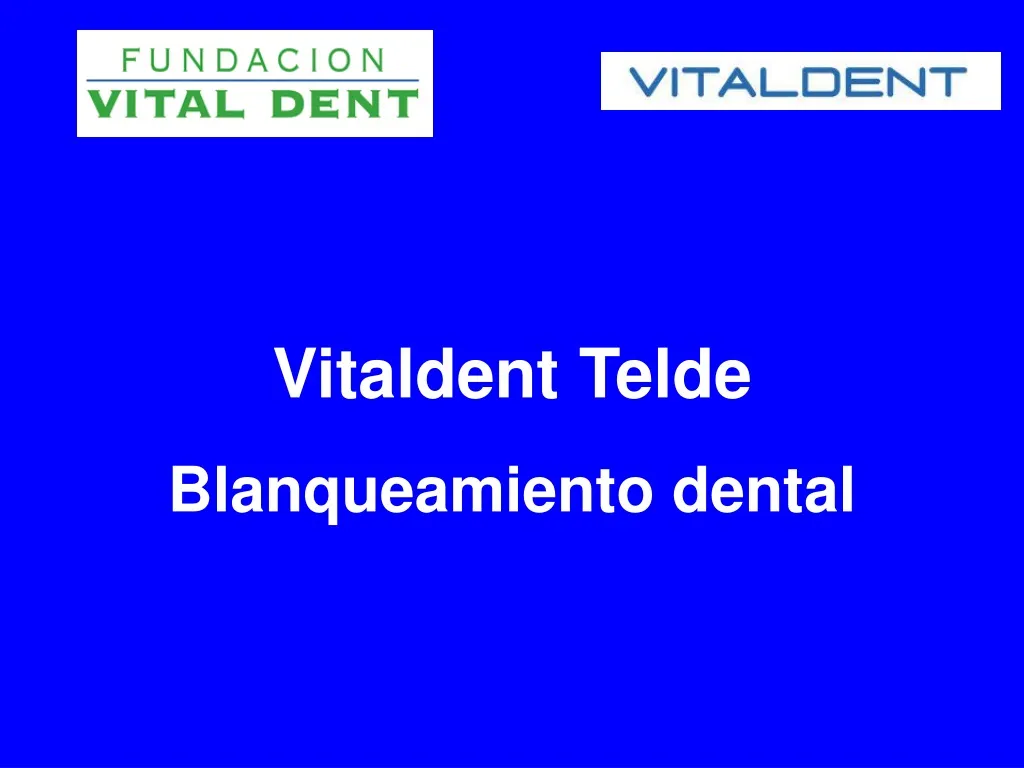 vitaldent telde blanqueamiento dental