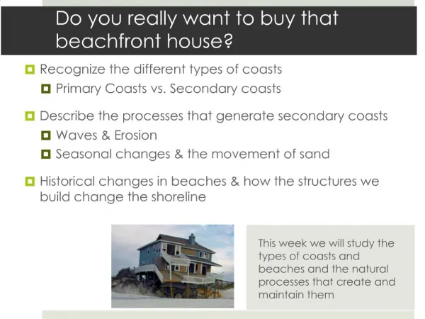 Do you really want to buy that beachfront house