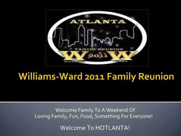 Williams-Ward 2011 Family Reunion