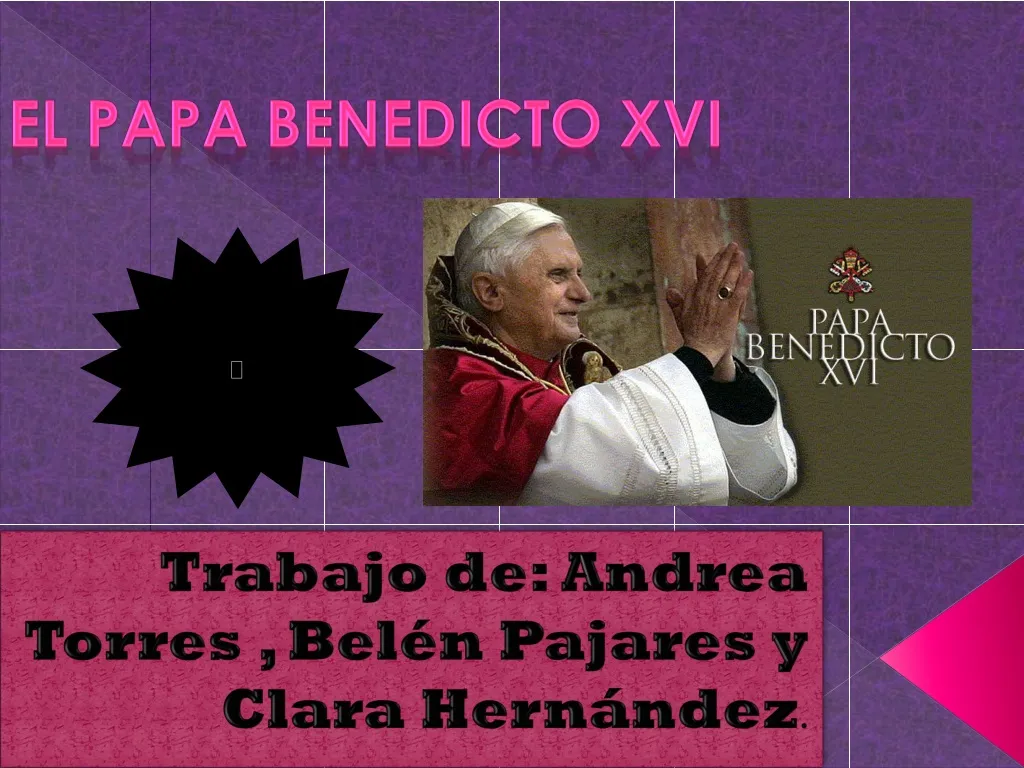 el papa benedicto xvi