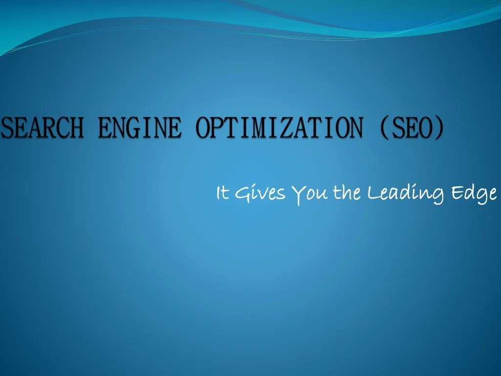 search engine optimization seo