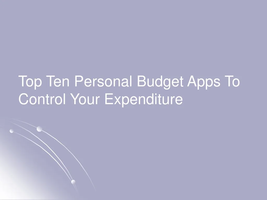 top ten personal budget apps to control your