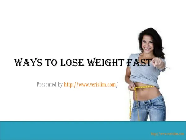 Quick Ways to Lose Weight#
