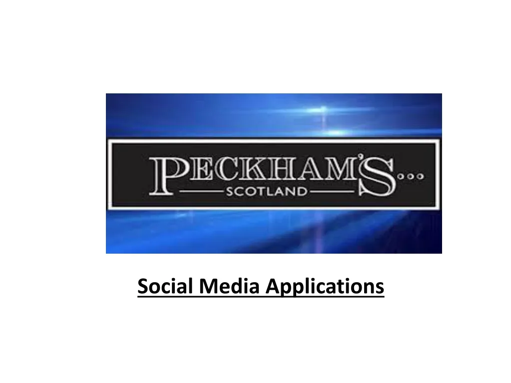 social media applications