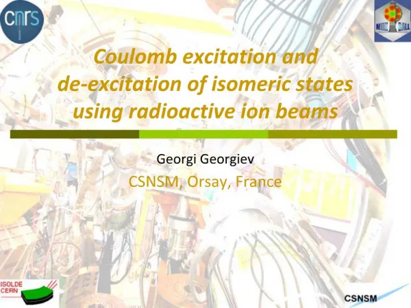 Coulomb excitation and de-excitation of isomeric states using radioactive ion beams