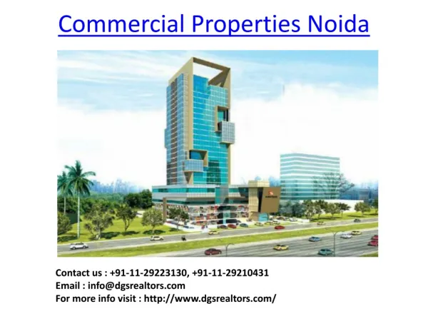 Commercial Properties Noida