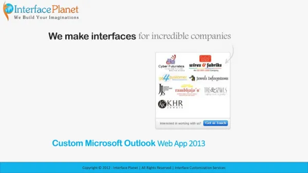 Customize Microsoft Outlook Web App 2013