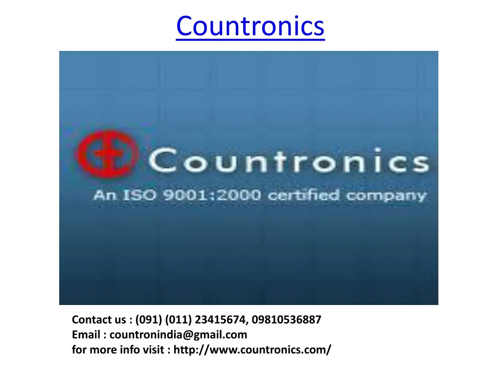 countronics