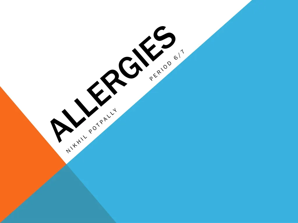 allergies