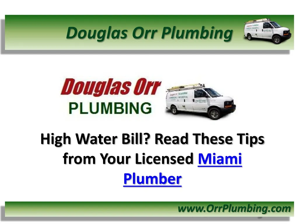 douglas orr plumbing