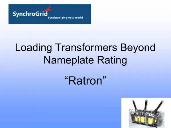 Loading Transformers Beyond Nameplate Rating