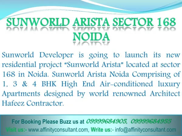 Sunworld Projects Noida