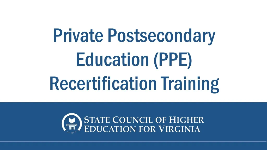 private postsecondary education