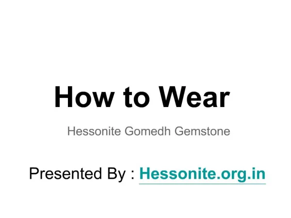 How to wear Hessonite Gomedh Gomed Gemstone